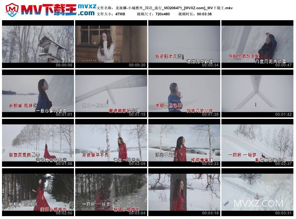 龙迦娜-小城楼外_国语_流行_MD206471